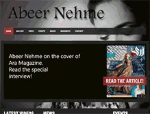 Tablet Screenshot of abeernehme.com